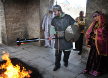 Baku prepares for Novruz holiday, Baku, Azerbaijan, Marc 15, 2011