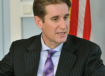 Matthew Bryza, the U.S. Ambassador to Azerbaijan. Baku, Azerbaijan, Marc 18, 2011