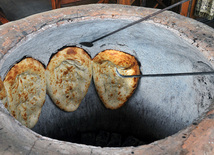 The national-applied art in the streets of Icheri Sheher, Baku, Azerbaijan, April 15, 2011 