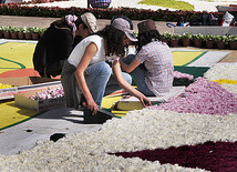 Preparations underway for Flower Holiday in Baku, Azerbaijan, May 09, 2011