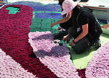 Preparations underway for Flower Holiday in Baku, Azerbaijan, May 09, 2011