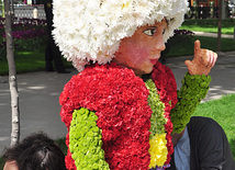 Preparations underway for Flower Holiday in Baku, Azerbaijan, May 09, 2011