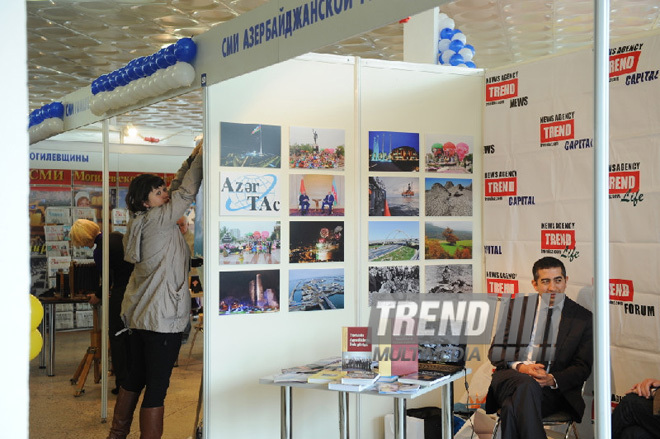 Trend News Agency attends 15th int’l specialized exhibition "Mass Media in Belarus", Minsk, Belarus, May 10, 2011