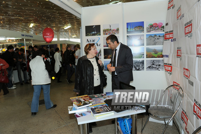 Trend News Agency attends 15th int’l specialized exhibition "Mass Media in Belarus", Minsk, Belarus, May 10, 2011