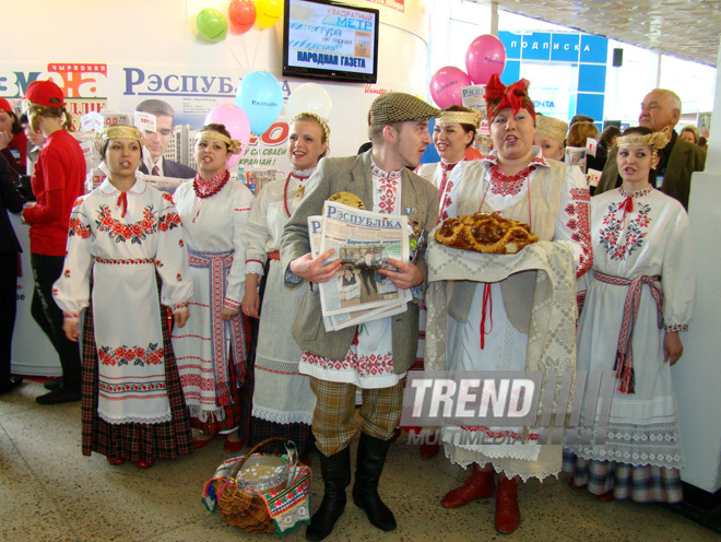 Trend News Agency attends 15th int’l specialized exhibition "Mass Media in Belarus", Minsk, Belarus, May 10, 2011