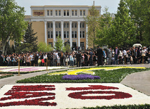 Flower festival in Baku, Azerbaijan, May 10, 2011