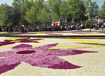 Flower festival in Baku, Azerbaijan, May 10, 2011