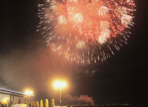 Spectacular fireworks fills Baku sky, Azerbaijan, May 11, 2011 