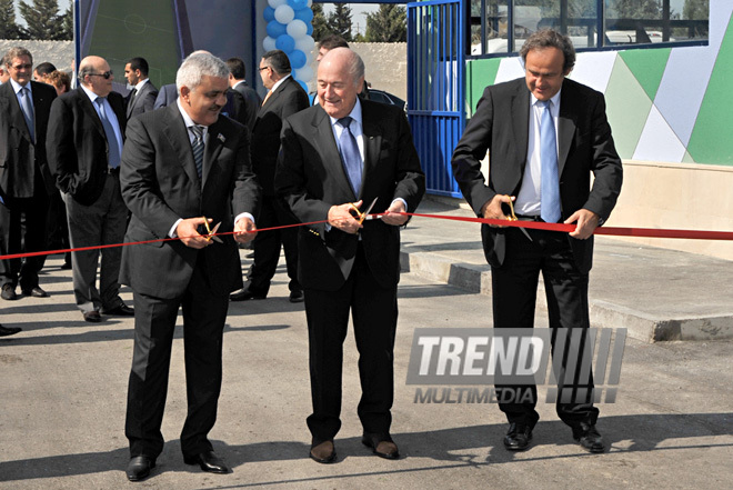 В Баку с участием президентов ФИФА и УЕФА открылся новый стадион, Баку, Азербайджан, 06 июня 2011 г.