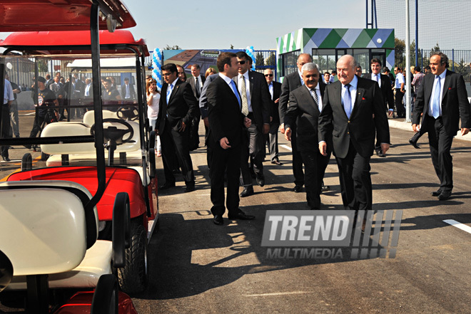 В Баку с участием президентов ФИФА и УЕФА открылся новый стадион, Баку, Азербайджан, 06 июня 2011 г.