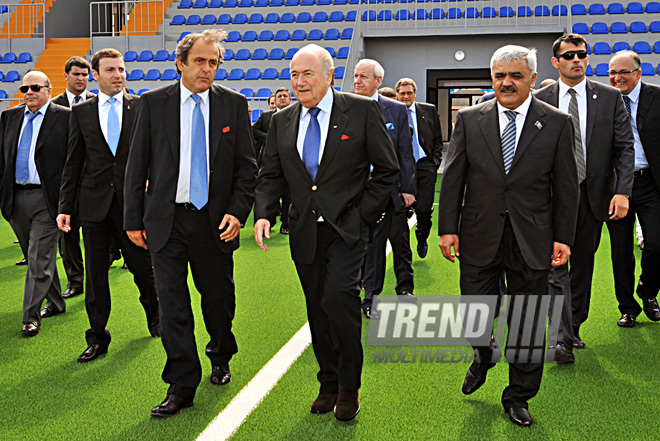 В Баку с участием президентов ФИФА и УЕФА открылся новый стадион, Баку, Азербайджан, 06 июня 2011 г.