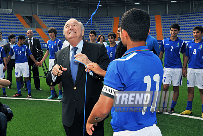 В Баку с участием президентов ФИФА и УЕФА открылся новый стадион, Баку, Азербайджан, 06 июня 2011 г.