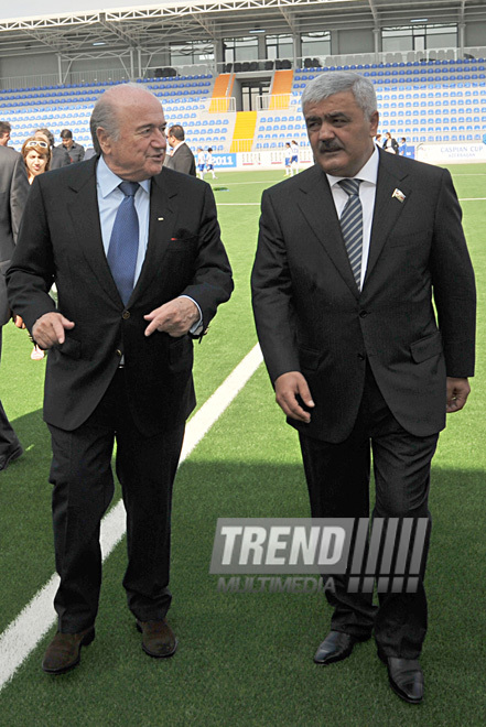В Баку с участием президентов ФИФА и УЕФА открылся новый стадион, Баку, Азербайджан, 06 июня 2011 г.