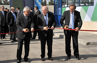 New stadium opened in Baku with participation of Presidents of FIFA and UEFA, Baku, Azerbaijan, June 6, 2011
