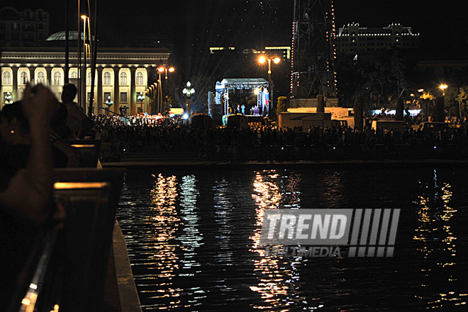 Baku holds concert and fireworks in honor of  National Salvation Day, Azerbaijan, June 15, 2011