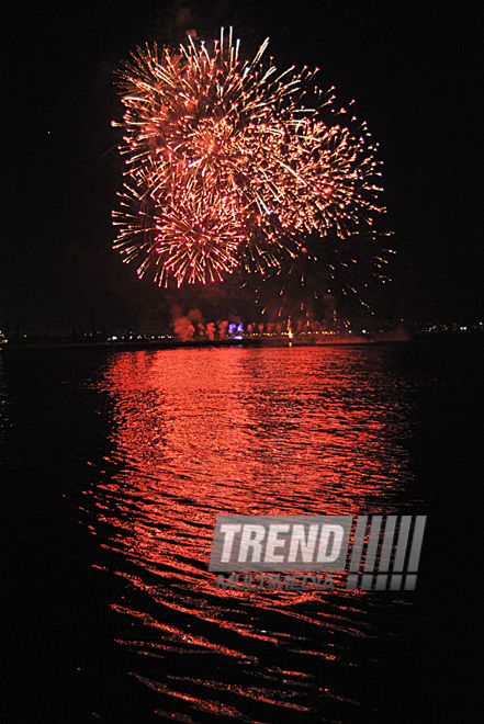 Baku holds concert and fireworks in honor of  National Salvation Day, Azerbaijan, June 15, 2011