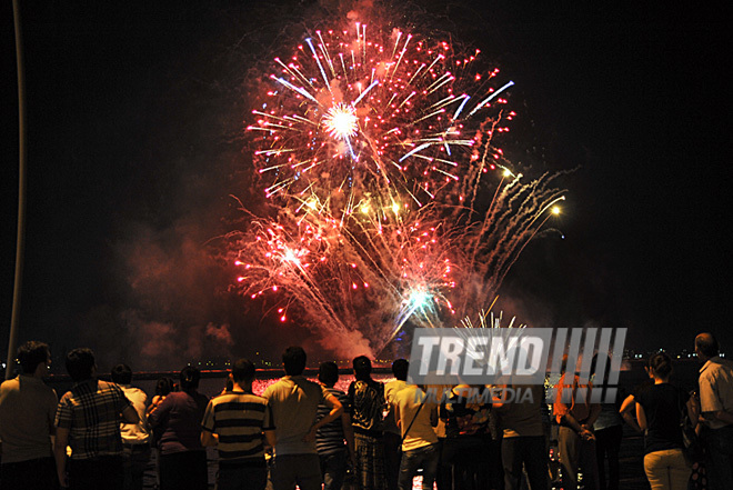 Baku holds concert and fireworks in honor of  National Salvation Day, Azerbaijan, June 15, 2011