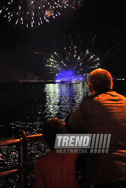 Baku holds concert and fireworks in honor of  National Salvation Day, Azerbaijan, June 15, 2011