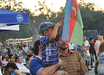 Baku holds concert and fireworks in honor of  National Salvation Day, Azerbaijan, June 15, 2011