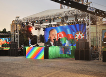 Baku holds concert and fireworks in honor of  National Salvation Day, Azerbaijan, June 15, 2011