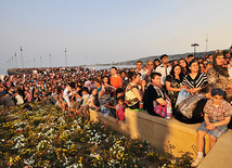 Baku holds concert and fireworks in honor of  National Salvation Day, Azerbaijan, June 15, 2011