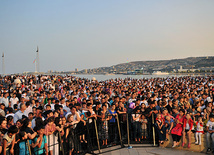 Baku holds concert and fireworks in honor of  National Salvation Day, Azerbaijan, June 15, 2011