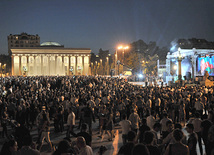 Baku holds concert and fireworks in honor of  National Salvation Day, Azerbaijan, June 15, 2011