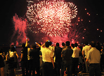 Baku holds concert and fireworks in honor of  National Salvation Day, Azerbaijan, June 15, 2011