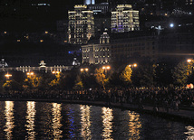 Baku holds concert and fireworks in honor of  National Salvation Day, Azerbaijan, June 15, 2011