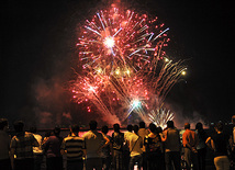 Baku holds concert and fireworks in honor of  National Salvation Day, Azerbaijan, June 15, 2011