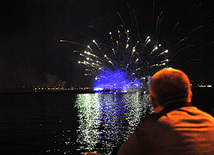 Baku holds concert and fireworks in honor of  National Salvation Day, Azerbaijan, June 15, 2011