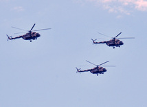 Military parade rehearsal in Baku, June 24, 2011