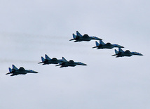 Military parade rehearsal in Baku, June 24, 2011