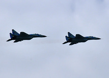 Military parade rehearsal in Baku, June 24, 2011