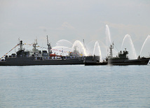 Military parade rehearsal in Baku, June 24, 2011