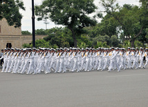 Military parade rehearsal in Baku, June 24, 2011