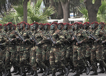 Military parade rehearsal in Baku, June 24, 2011