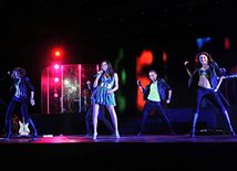 Emin Agalarov’s concert with the stars of "Eurovision" at the opening of Sea Breeze Resort, Safura Alizadeh, Baku, Azerbaijan, July 9, 2011