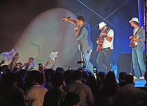 Emin Agalarov’s concert with the stars of "Eurovision" at the opening of Sea Breeze Resort, Baku, Azerbaijan, July 9, 2011