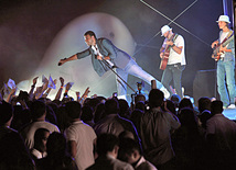 Emin Agalarov’s concert with the stars of "Eurovision" at the opening of Sea Breeze Resort, Baku, Azerbaijan, July 9, 2011