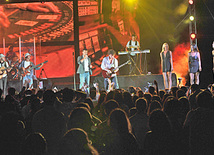 Emin Agalarov’s concert with the stars of "Eurovision" at the opening of Sea Breeze Resort, Baku, Azerbaijan, July 9, 2011