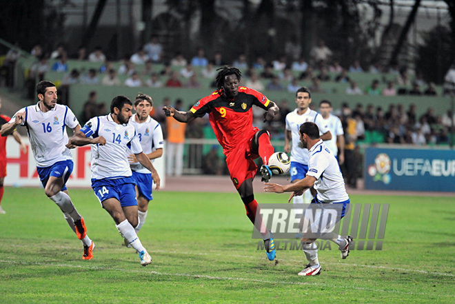 Futbol üzrə 2012-ci il Avropa çempionatının seçmə mərhələsi çərçivəsində keçirilən Azərbaycan-Belçika oyunu, Bakı, Azərbaycan, 02 sentyabr 2011-ci il