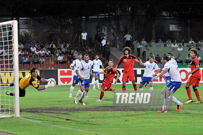 Futbol üzrə 2012-ci il Avropa çempionatının seçmə mərhələsi çərçivəsində keçirilən Azərbaycan-Belçika oyunu, Bakı, Azərbaycan, 02 sentyabr 2011-ci il