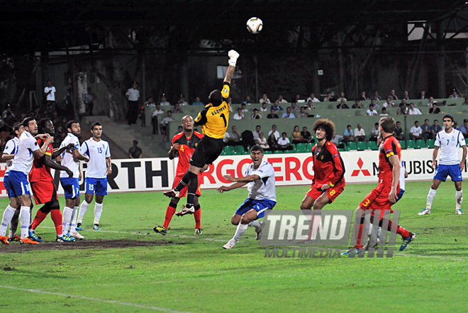 Futbol üzrə 2012-ci il Avropa çempionatının seçmə mərhələsi çərçivəsində keçirilən Azərbaycan-Belçika oyunu, Bakı, Azərbaycan, 02 sentyabr 2011-ci il