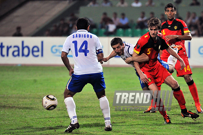 Futbol üzrə 2012-ci il Avropa çempionatının seçmə mərhələsi çərçivəsində keçirilən Azərbaycan-Belçika oyunu, Bakı, Azərbaycan, 02 sentyabr 2011-ci il