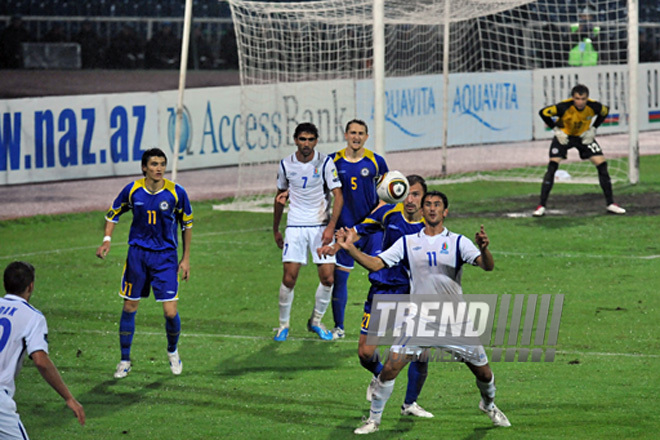 Azerbaijan –Kazakhstan match under UEFA EURO 2012 qualifying tour, Baku, Azerbaijan, September 6, 2001