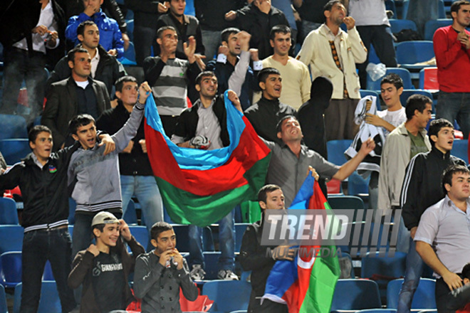 Azerbaijan –Kazakhstan match under UEFA EURO 2012 qualifying tour, Baku, Azerbaijan, September 6, 2001