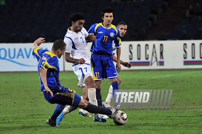 Azerbaijan –Kazakhstan match under UEFA EURO 2012 qualifying tour, Baku, Azerbaijan, September 6, 2001