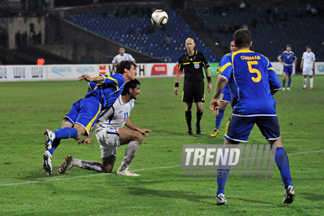 Azerbaijan –Kazakhstan match under UEFA EURO 2012 qualifying tour, Baku, Azerbaijan, September 6, 2001