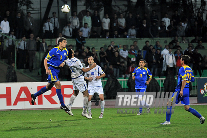 Azerbaijan –Kazakhstan match under UEFA EURO 2012 qualifying tour, Baku, Azerbaijan, September 6, 2001